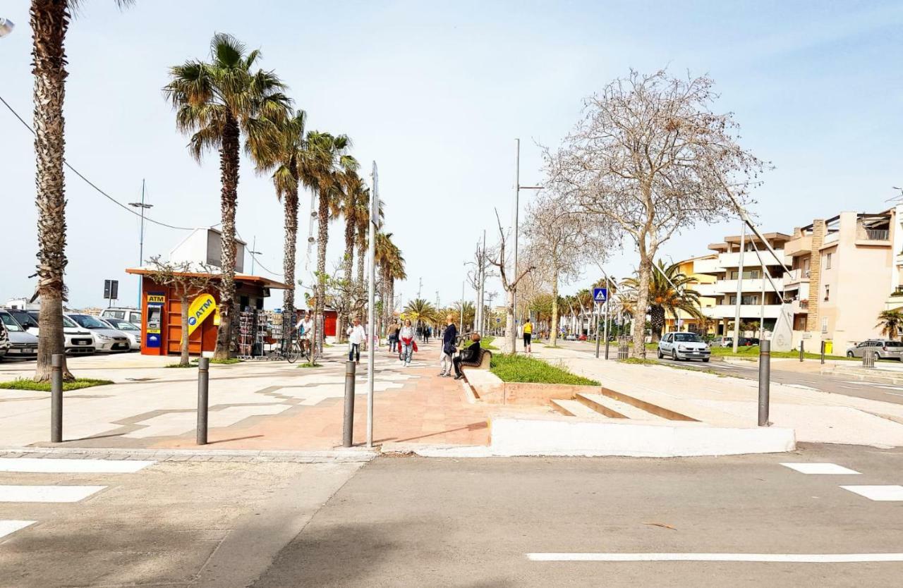 Family Apartment On The Beach Alguer Exterior foto